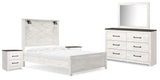 Gerridan Panel Bed, Dresser, Mirror, and 2 Nightstands