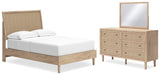 Cielden Panel Bed, Dresser and Mirror