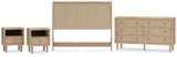 Cielden Panel Headboard, Dresser and 2 Nightstands