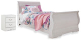 Anarasia Sleigh Bed with Nightstand