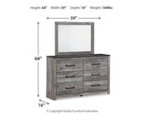 Bronyan Panel Bed, Dresser, Mirror, Chest and 2 Nightstands