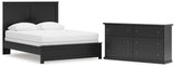 Maribel Panel Bed and Dresser