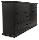 Maribel Panel Bed and Dresser