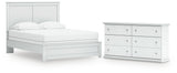 Bostwick Shoals Panel Bed and Dresser