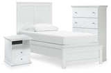 Bostwick Shoals Panel Bed, Chest and Nightstand