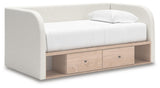 Arloster Upholstered Day Bed with Storage