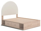 Arloster Upholstered Panel Bed with Storage