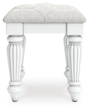 Kozlani Vanity, Mirror and Stool