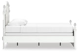 Kozlani Upholstered Panel Bed, Dresser and Mirror