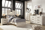 Cambeck Panel Bed with Mirrored Dresser, Chest and Nightstand