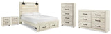 Cambeck Panel Storage Bed, Dresser, Chest and 2 Nightstands