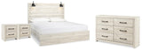 Cambeck Panel Bed, Dresser and 2 Nightstands