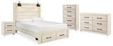 Cambeck Storage Bed, Dresser, Chest and Nightstand