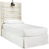 Cambeck Panel Headboard with Mirrored Dresser