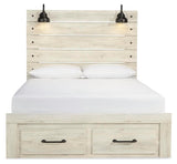 Cambeck Panel Storage Bed, Dresser and Mirror