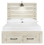 Cambeck Panel Bed with 2 Storage Drawers