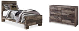 Derekson Panel Bed and Dresser