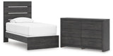 Hollivern Panel Bed and Dresser