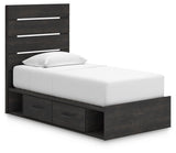 Hollivern Panel Bed with Storage