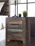 Drystan Panel Bed with 4 Storage Drawers, Dresser, Mirror and 2 Nightstands