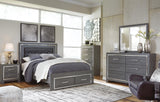 Lodanna Panel Storage Bed, Dresser, Mirror, Chest and Nightstand