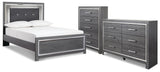 Lodanna Panel Bed, Dresser and Chest
