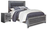 Lodanna Panel Bed and Nightstand