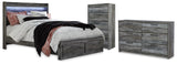 Baystorm Panel Storage Bed, Dresser and Chest