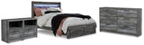 Baystorm Panel Storage Bed, Dresser and 2 Nightstands