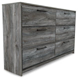 Baystorm Panel Bed with 4 Storage Drawers and Dresser