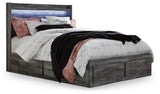 Baystorm Panel Bed with 2 Side Storage, Dresser, Mirror, and Nightstand