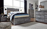 Baystorm Panel Bed with 6 Storage Drawers with Dresser