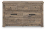 Rusticott Panel Bed with Dresser