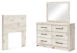 Lawroy Panel Headboard, Dresser and Mirror