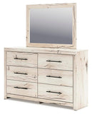 Lawroy Panel Storage Bed, Dresser and Mirror