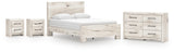 Whitaker Panel Bed, Dresser and 2 Nightstands