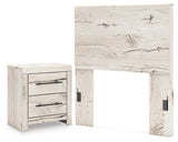 Lawroy Panel Headboard and Nightstand