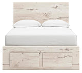 Lawroy Panel Storage Bed and 2 Nightstands