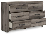 Graystorm Panel Bed with Storage and Dresser