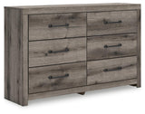 Graystorm Panel Bed with Storage, Dresser and Nightstand