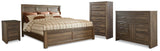 Juararo Panel Bed, Dresser, Chest and Nightstand