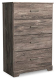Ralinksi Panel Bed with Mirrored Dresser and Chest