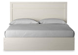 Stelsie Panel Bed and Nightstand