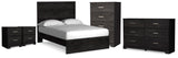 Belachime Panel Bed, Dresser, Chest and 2 Nightstands