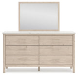 Cadmori Panel Bed, Dresser, Mirror and Nightstand