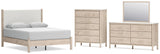 Cadmori Panel Bed, Dresser, Mirror and Chest