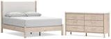 Cadmori Panel Bed and Dresser