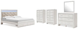 Altyra Storage Bed, Dresser, Mirror and 2 Chests