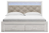 Altyra Storage Panel Bed and Nightstand