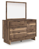 Chirason Panel Platform Bed, Dresser and Mirror